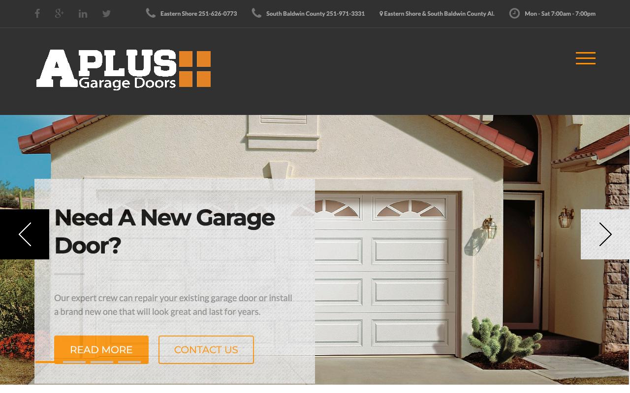 aplusgaragedoorsal.com — original site