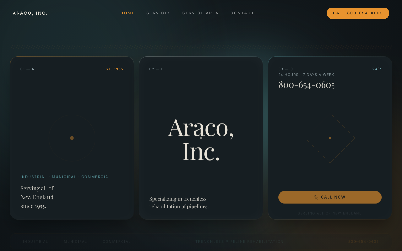 aracoinc.com (aracoinc.com) — website redesigned by WebFactory