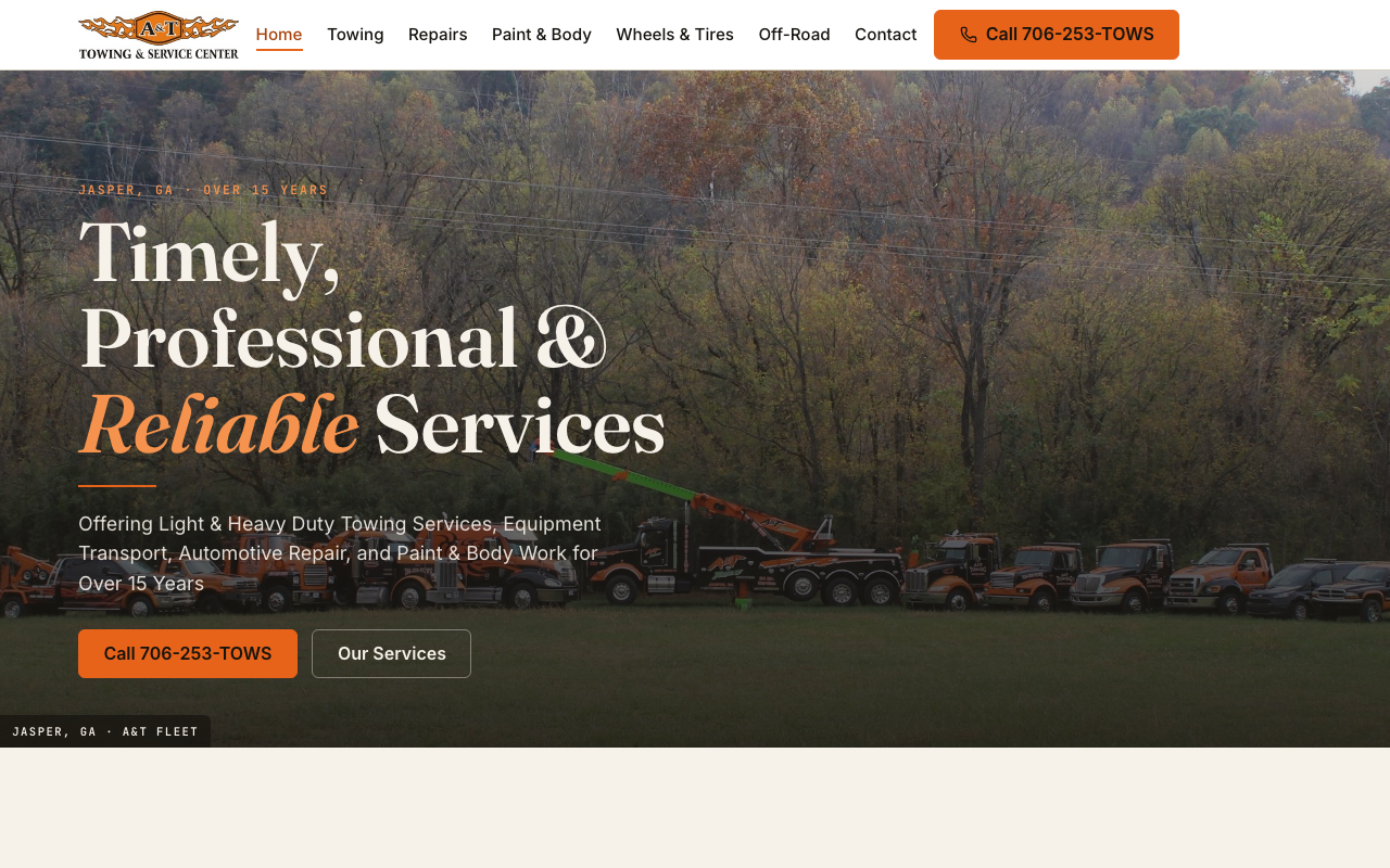 atautoandtow.com — rebuilt by WebFactory