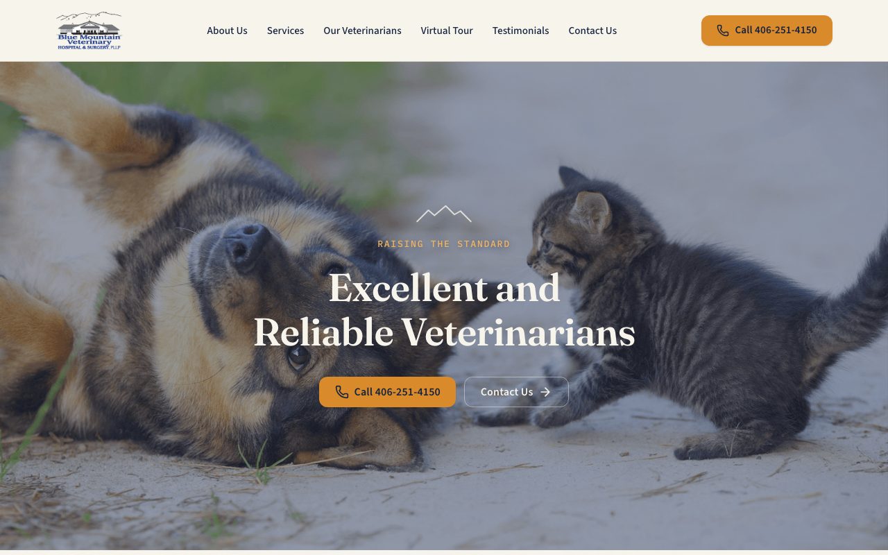 bluemountainvetmt.com — rebuilt by WebFactory