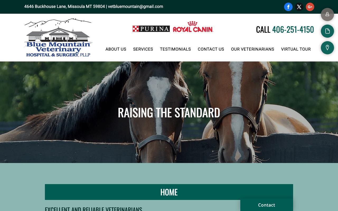 bluemountainvetmt.com — original site