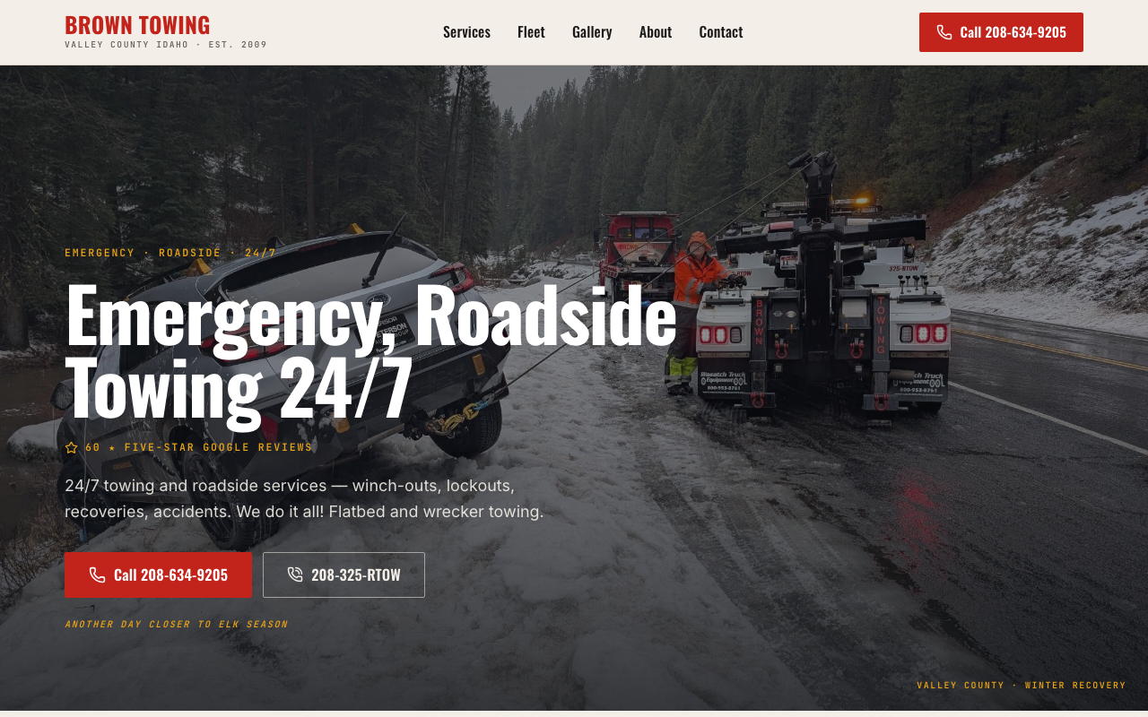 browntowingidaho.com — rebuilt by WebFactory