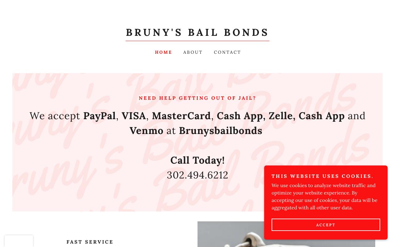 brunysbailbonds.com — original site
