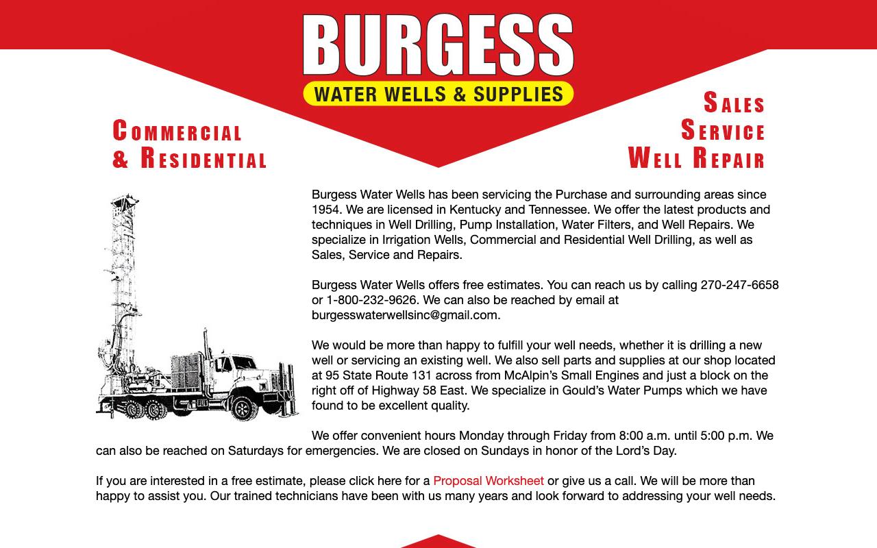 burgesswaterwells.net — original site