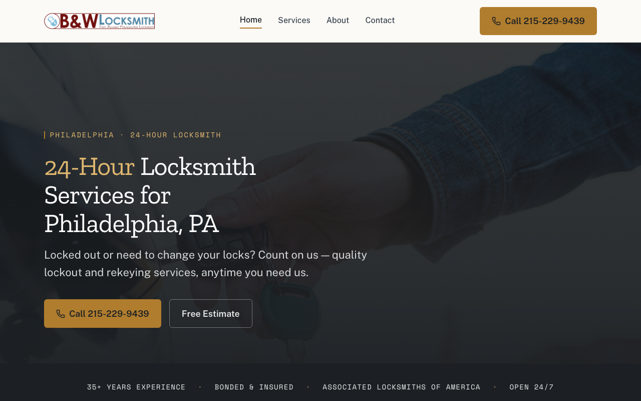 bwlocksmith.com — rebuilt by WebFactory