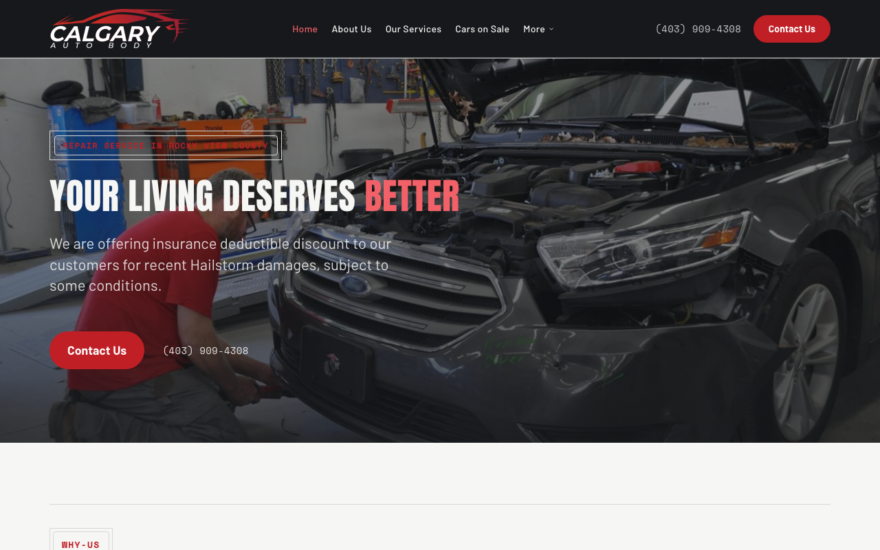 calgaryautobodyrepairs.com — rebuilt by WebFactory