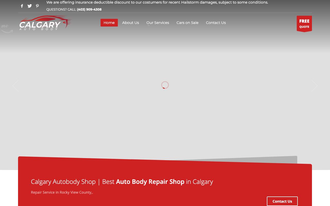 calgaryautobodyrepairs.com — original site