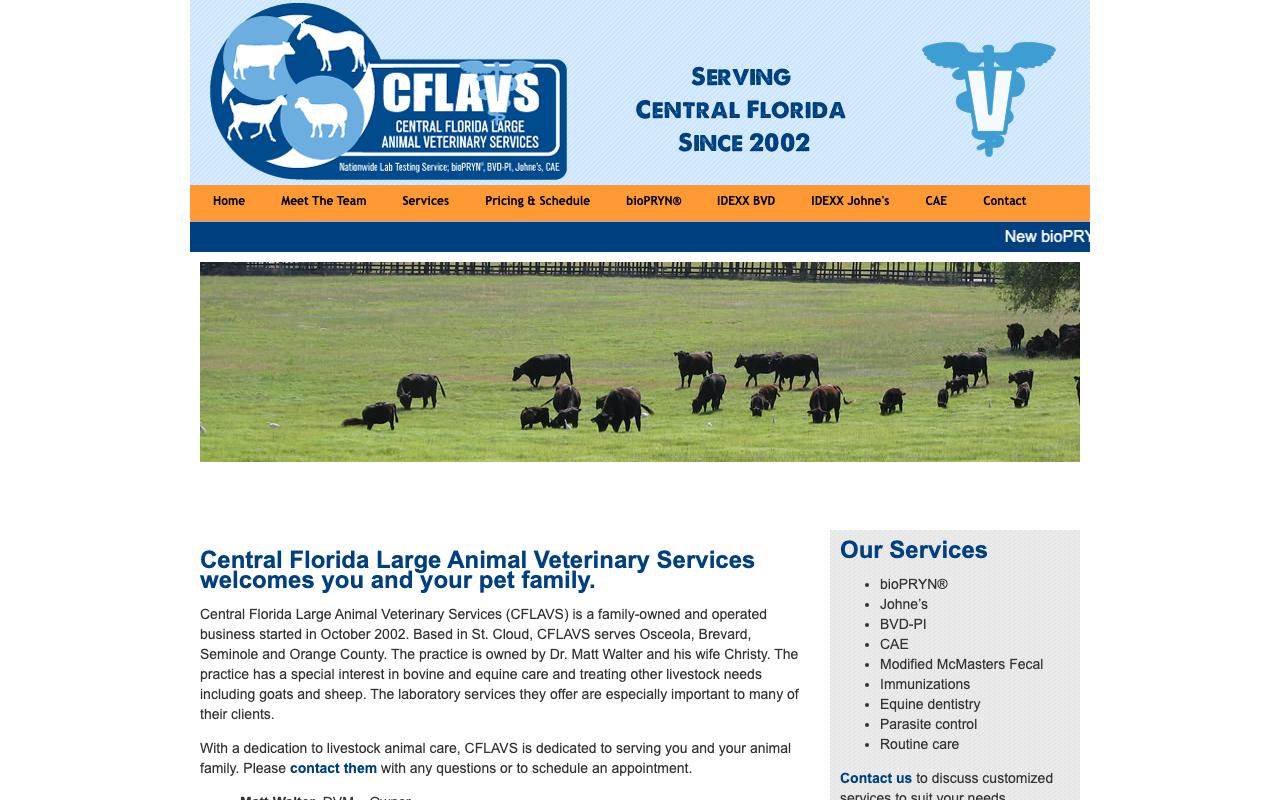 centralfloridalargeanimal.com — original site