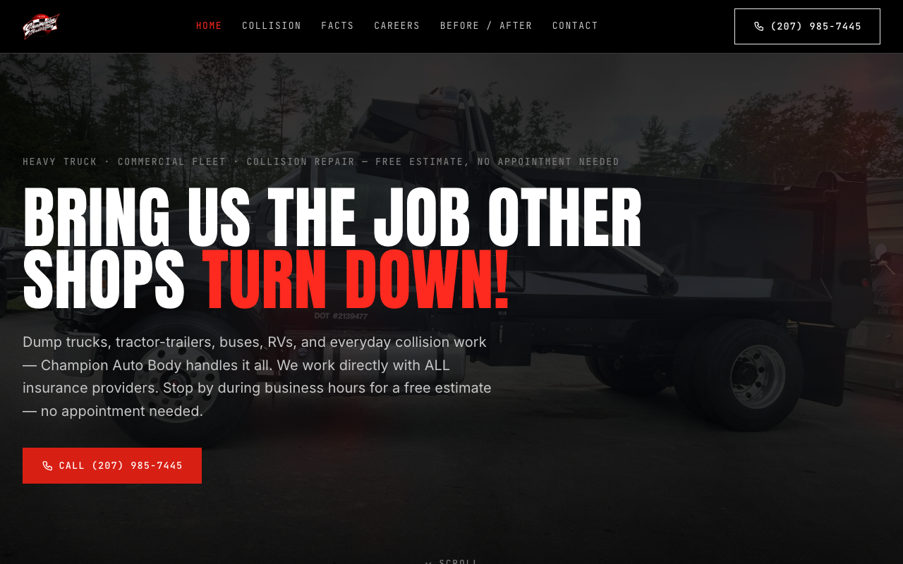 championautobodyllc.com (championautobodyllc.com) — website redesigned by WebFactory