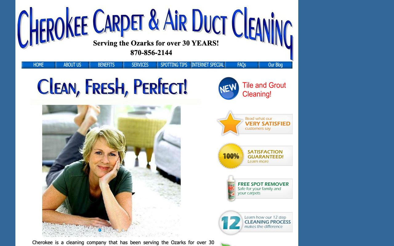 cherokeecarpetcleaning.com — original site