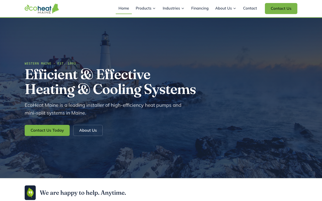 ecoheatmaine.com — rebuilt by WebFactory