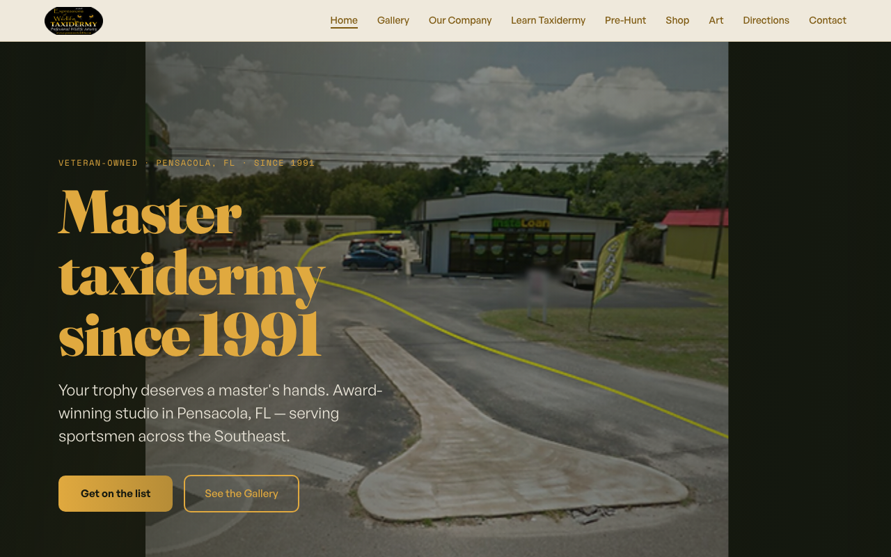 expressionsofwildlife.com (expressionsofwildlife.com) — website redesigned by WebFactory