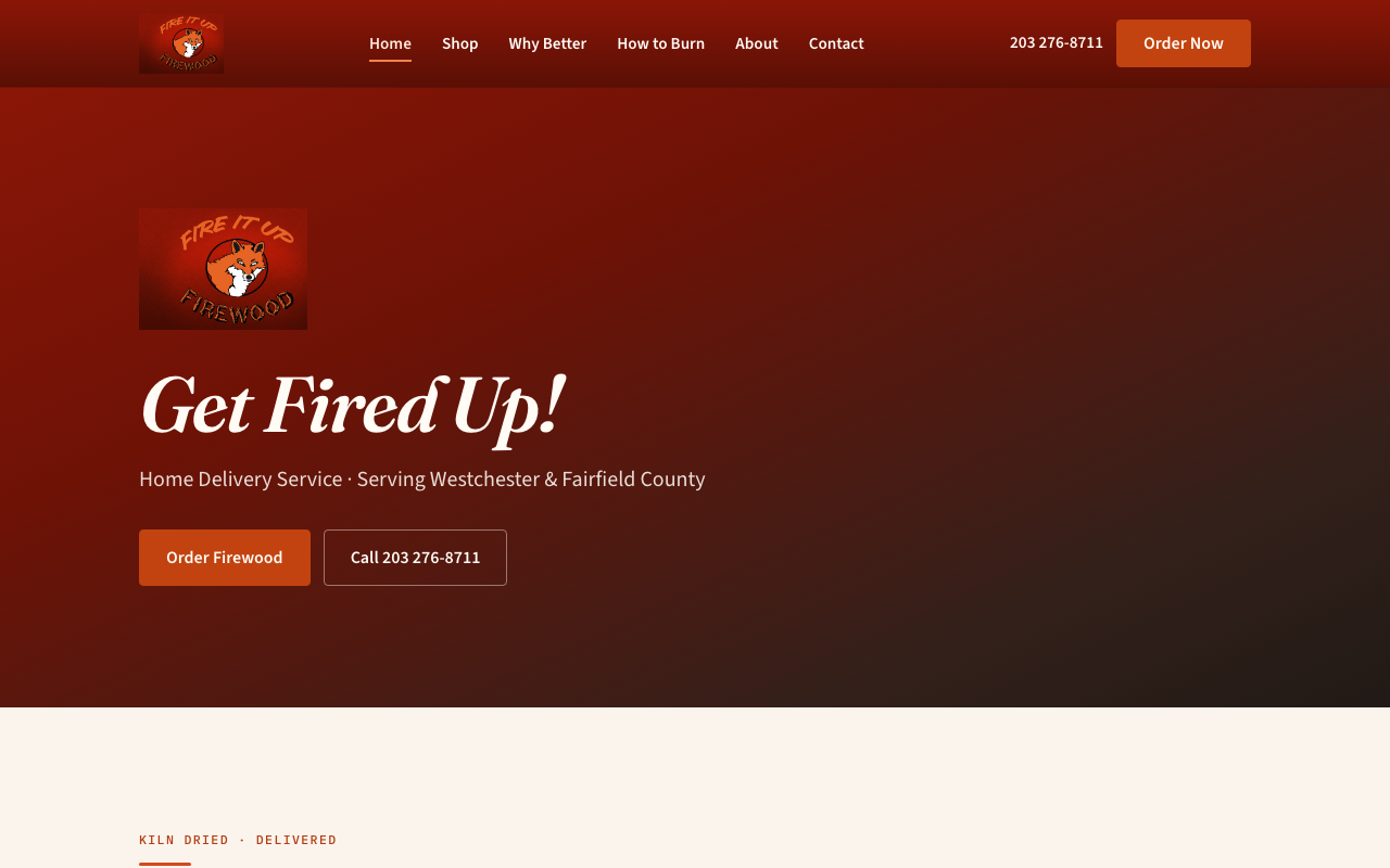 fireitupfirewood.com — rebuilt by WebFactory