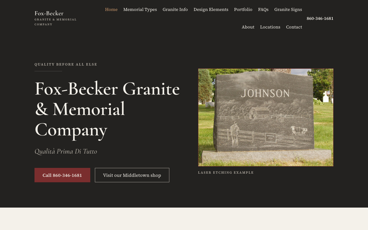 foxbecker.com — rebuilt by WebFactory