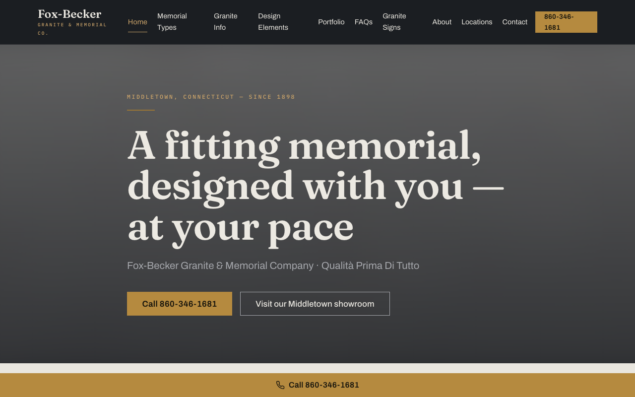 foxbecker.com (foxbecker.com) — website redesigned by WebFactory