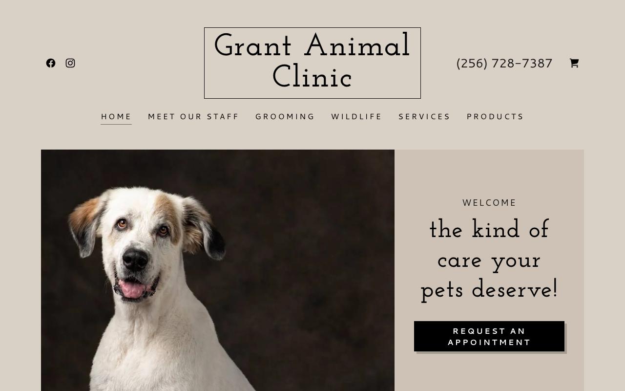 grantanimalclinic.com — original site