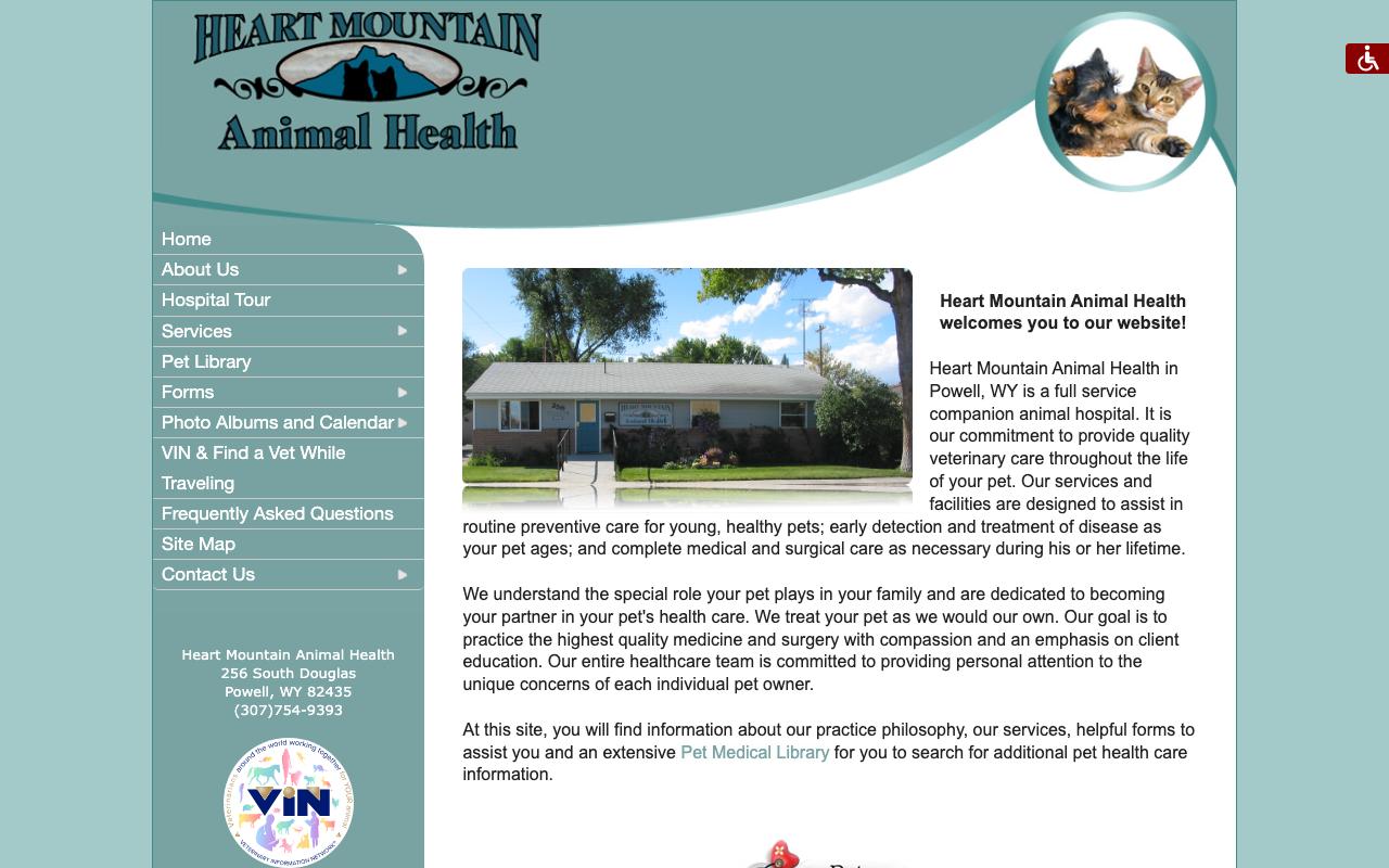 heartmountainanimalhealth.com — original site