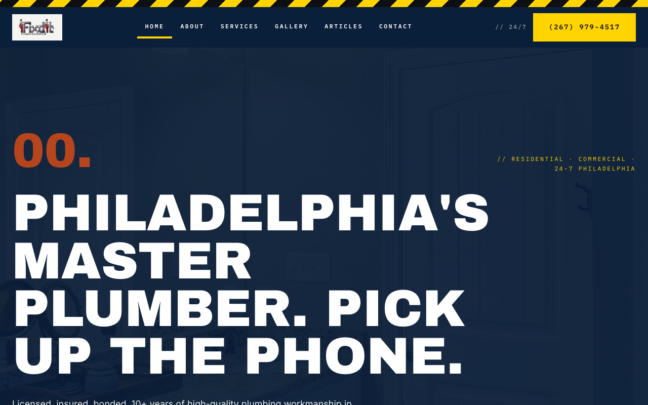 ifixplumbinganddrains.com (ifixplumbinganddrains.com) — website redesigned by WebFactory