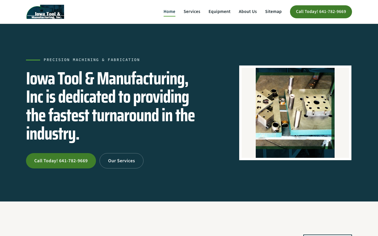iowatoolmfg.com — rebuilt by WebFactory
