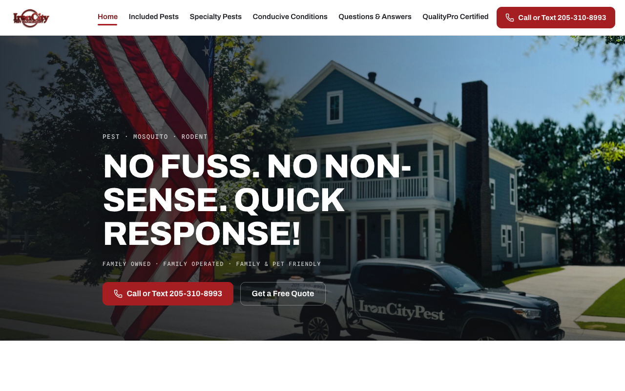 ironcitypest.com — rebuilt by WebFactory