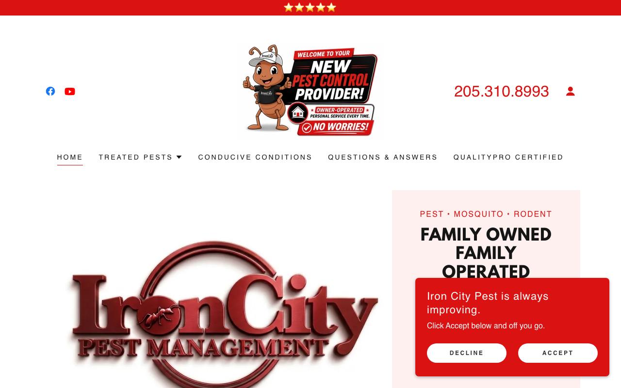 ironcitypest.com — original site