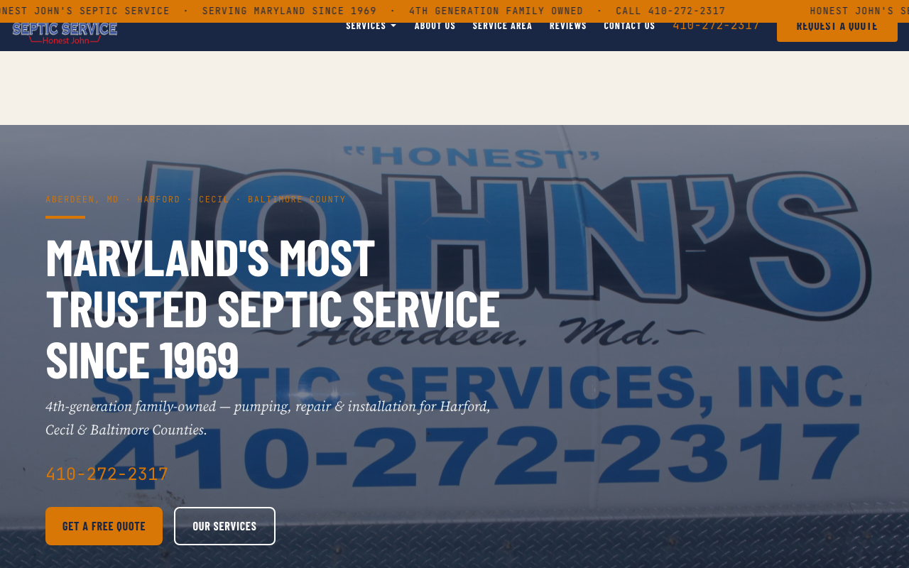 johnsepticservice.com — rebuilt by WebFactory