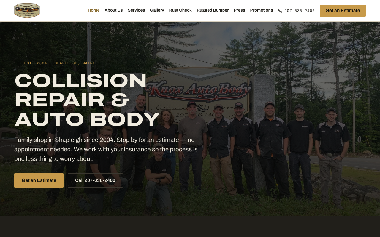 knoxautobody.com (knoxautobody.com) — website redesigned by WebFactory