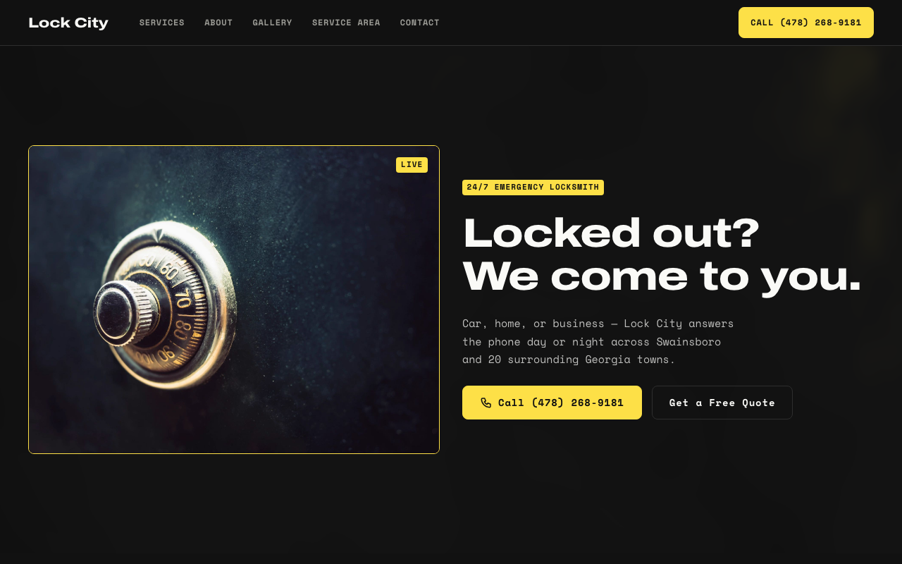 lockcity.co (lockcity.co) — website redesigned by WebFactory