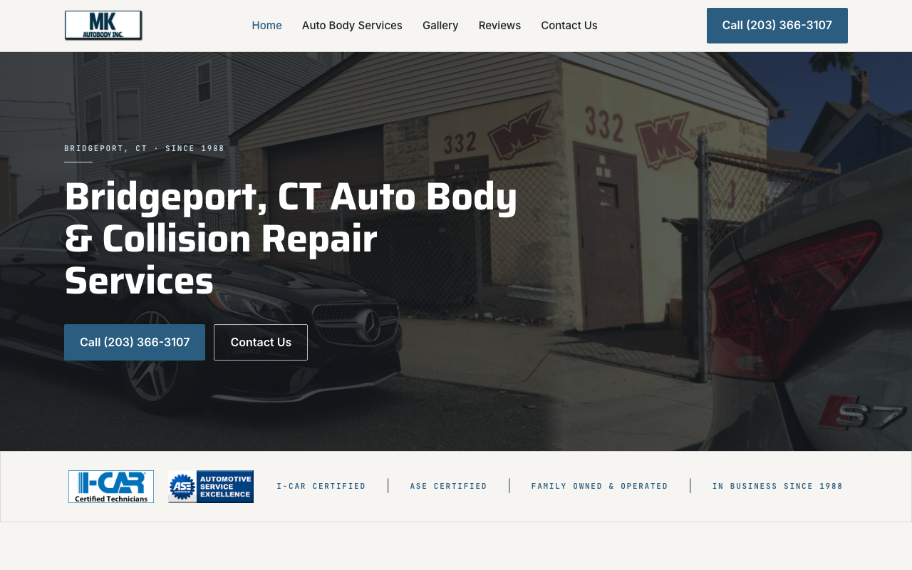 mkautobody.com — rebuilt by WebFactory