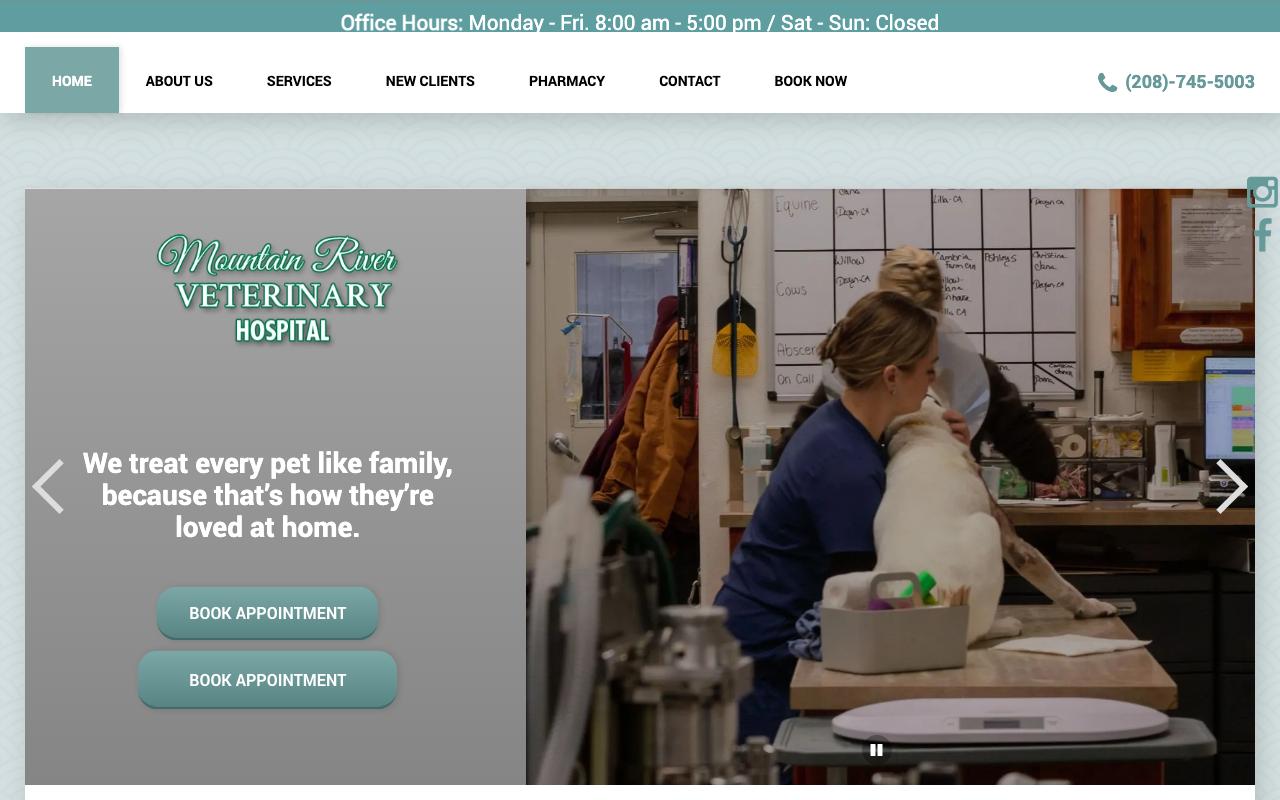 mountainrivervet.com — original site