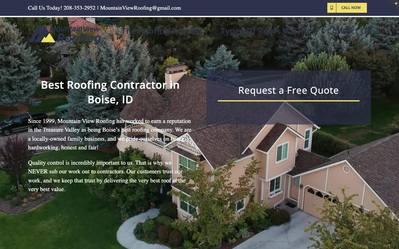 mtviewroofing.com — original site