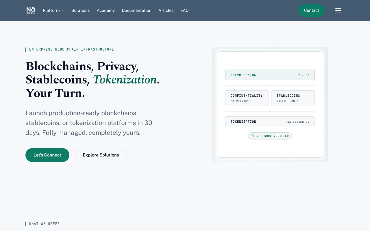 nexora.build — rebuilt by WebFactory