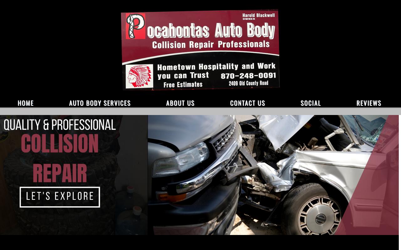 pocahontasautobody.com — original site