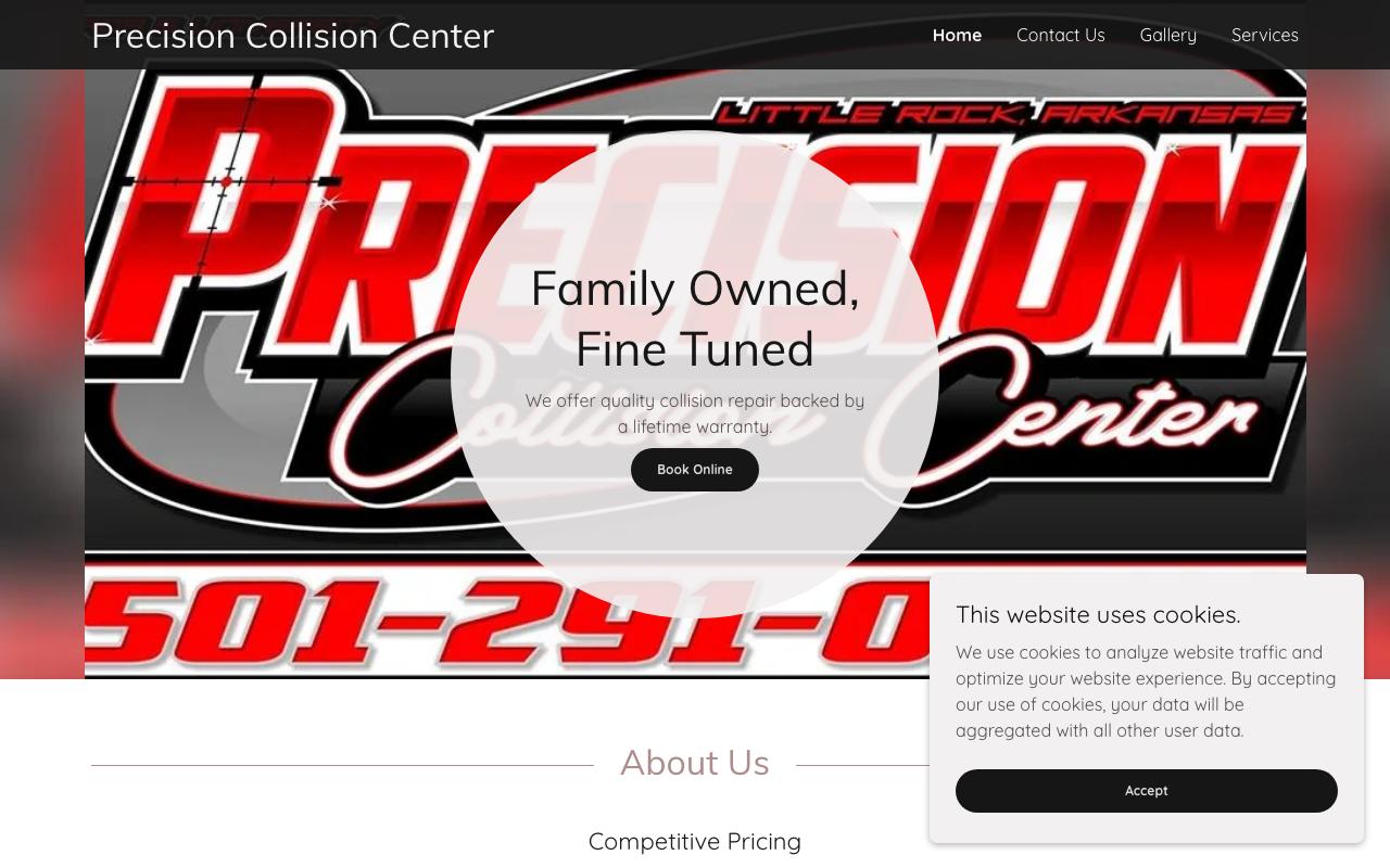 precision-collision.com — original site
