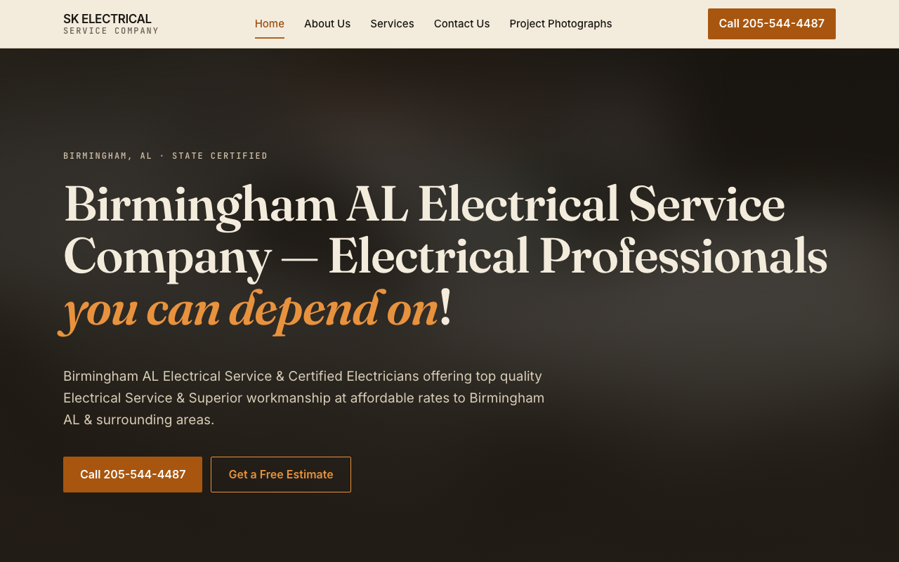 skelectricalservice.com — rebuilt by WebFactory