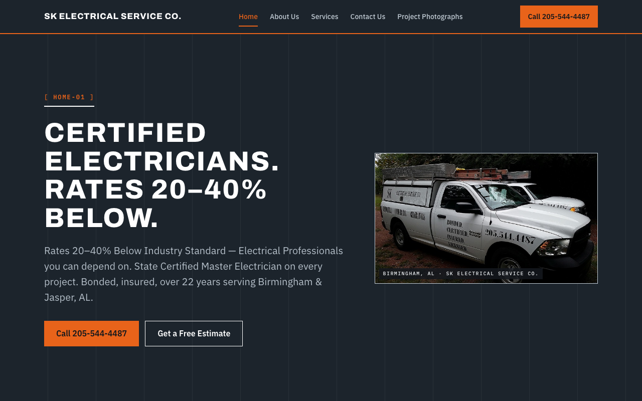skelectricalservice.com (skelectricalservice.com) — website redesigned by WebFactory