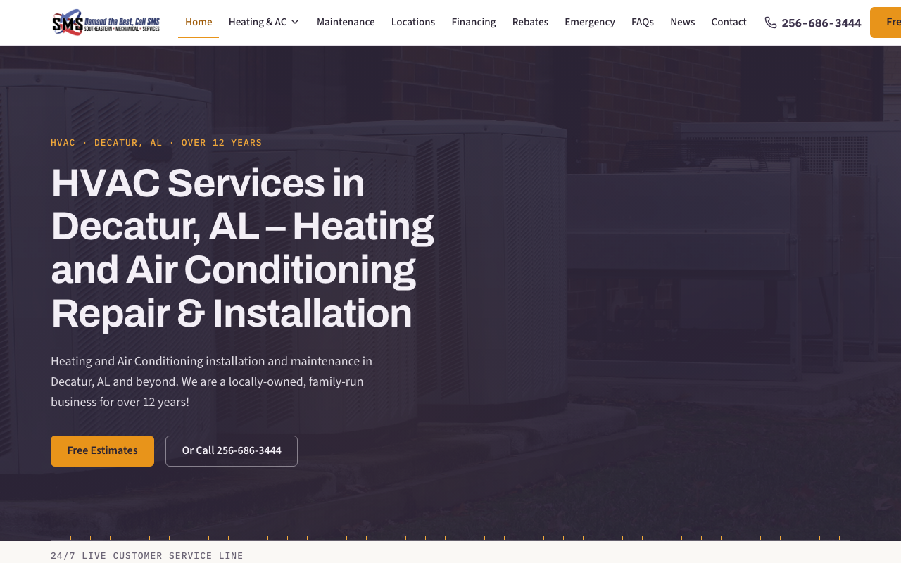 smshvacr.com — rebuilt by WebFactory