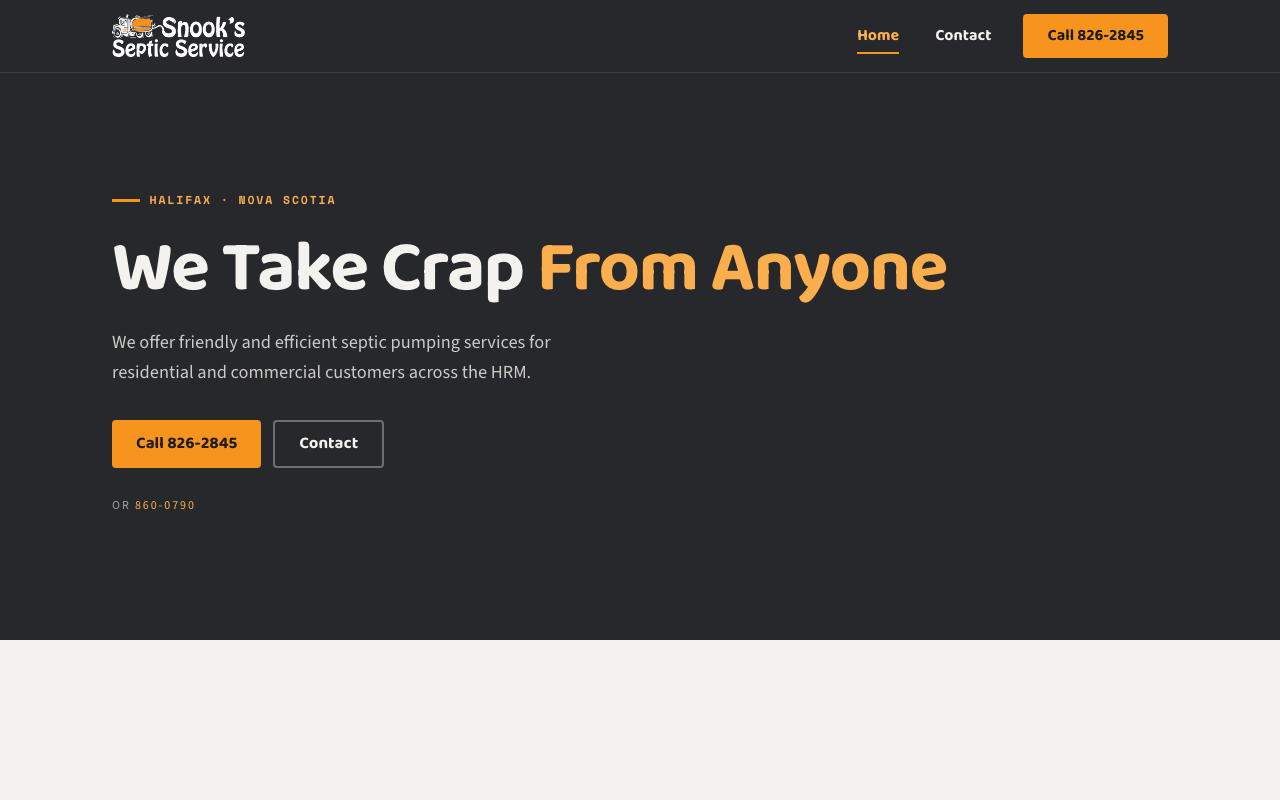 snooksseptic.ca — rebuilt by WebFactory