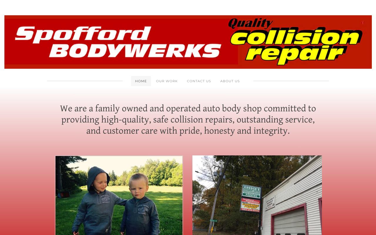 spoffordbodywerks.com — original site