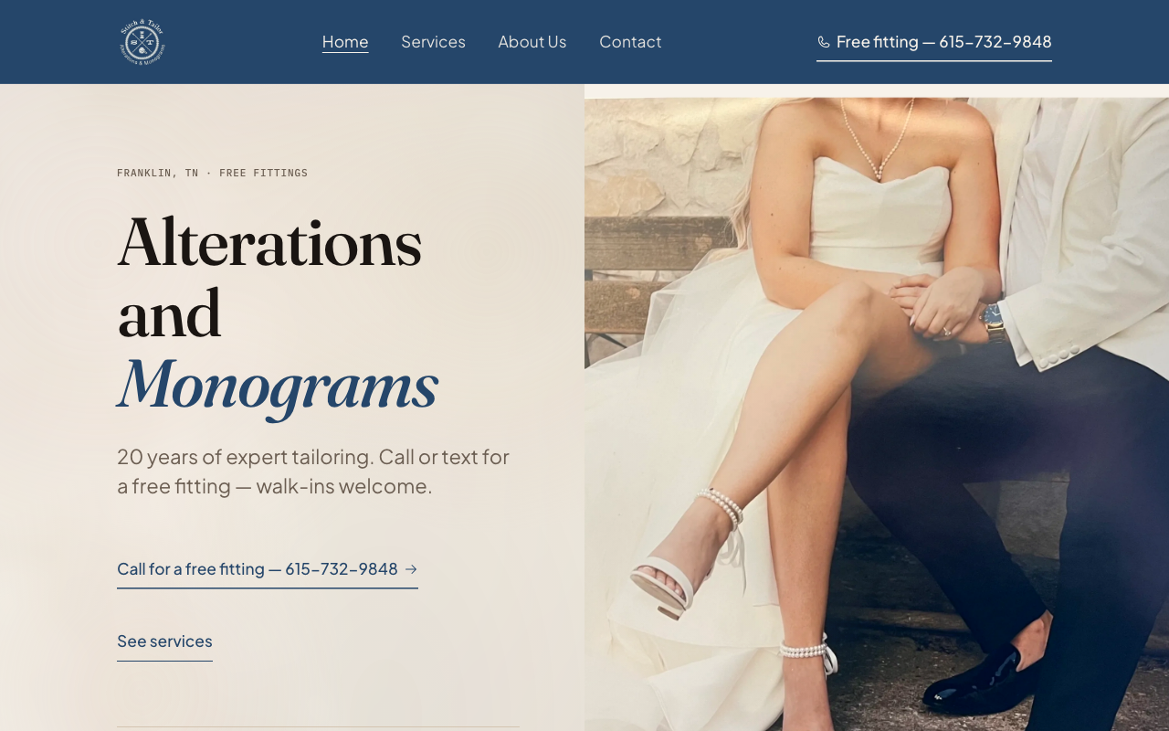 stitchandtailor.com (stitchandtailor.com) — website redesigned by WebFactory