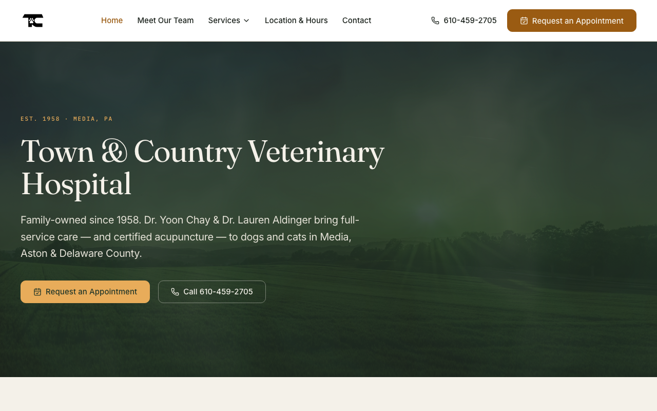 tcvhospital.com (tcvhospital.com) — website redesigned by WebFactory