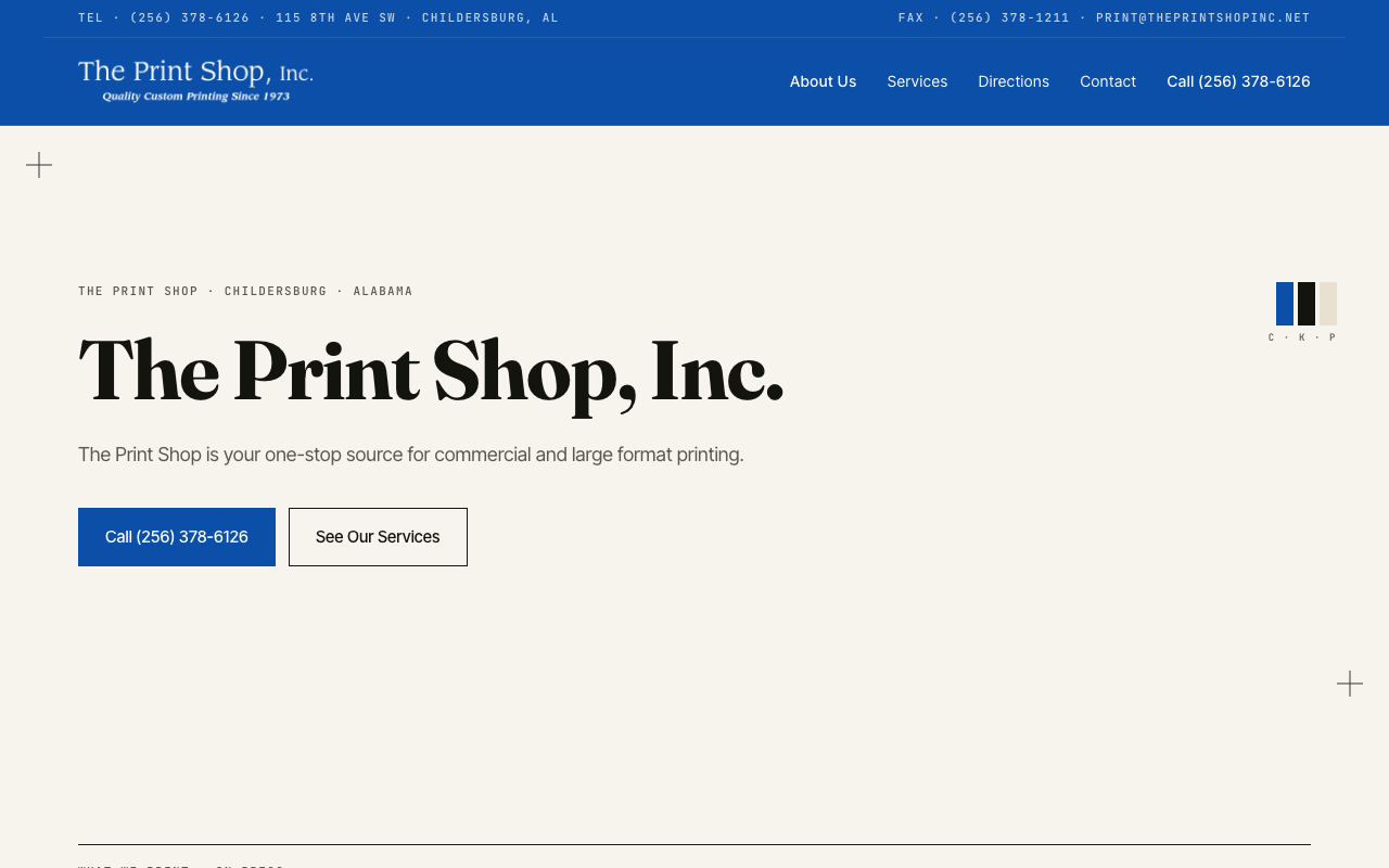 theprintshopinc.net — rebuilt by WebFactory