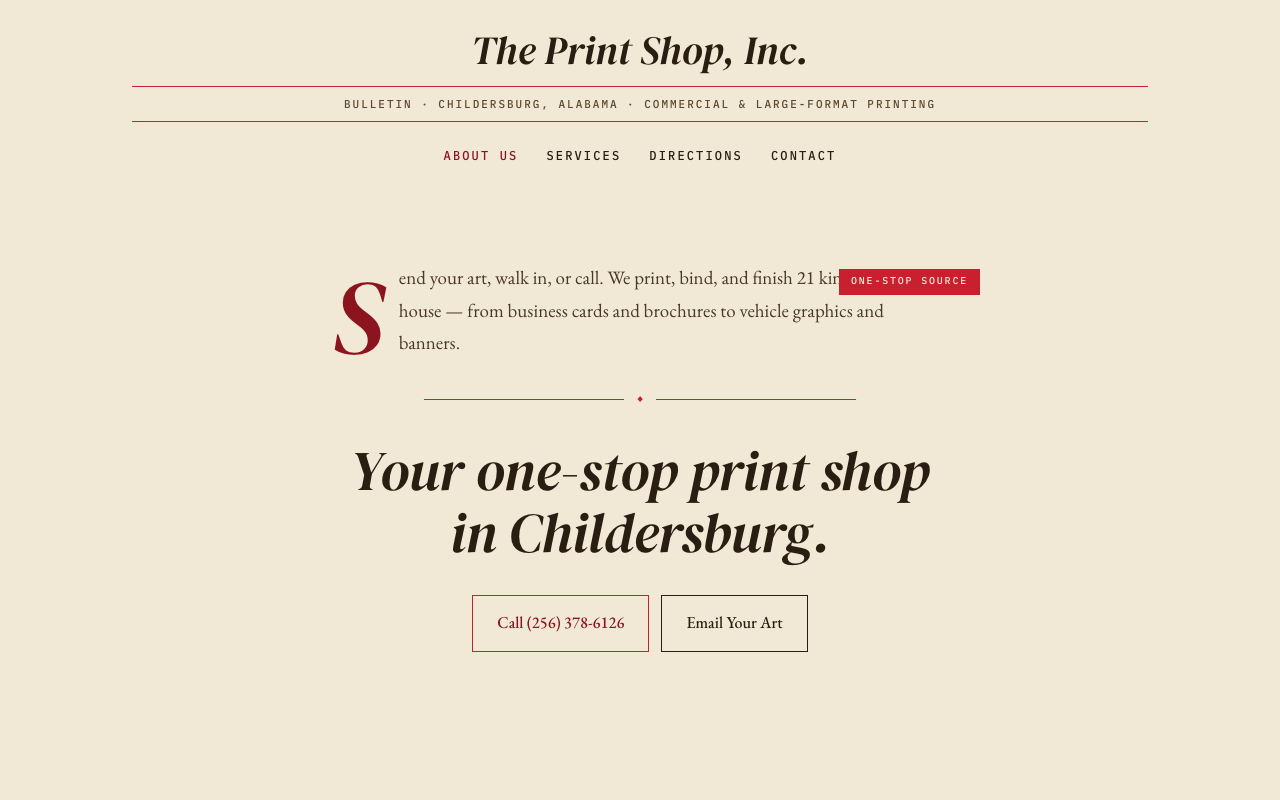 theprintshopinc.net (theprintshopinc.net) — website redesigned by WebFactory