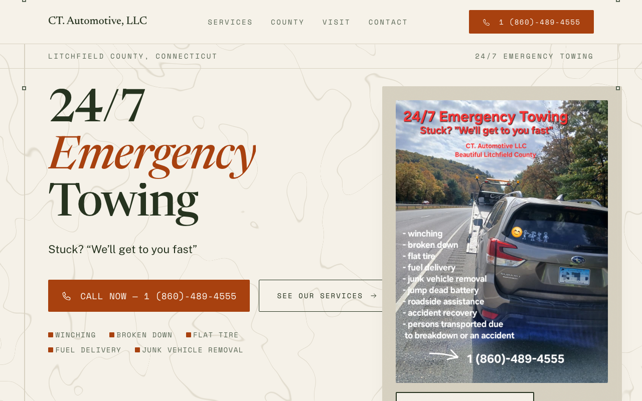 towtruck-now.com (towtruck-now.com) — website redesigned by WebFactory