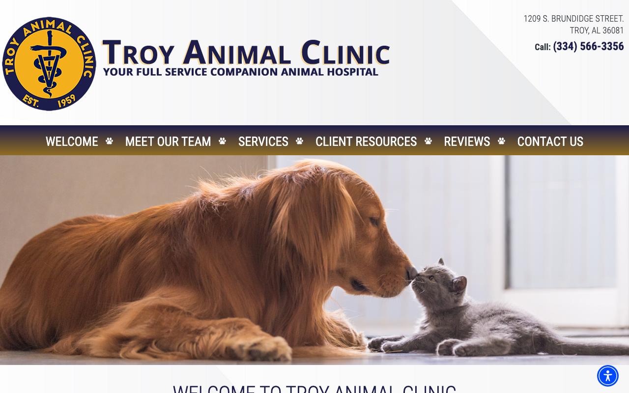 troyanimalclinic.net — original site
