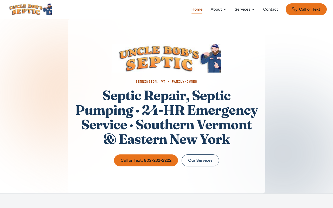 unclebobseptic.com — rebuilt by WebFactory