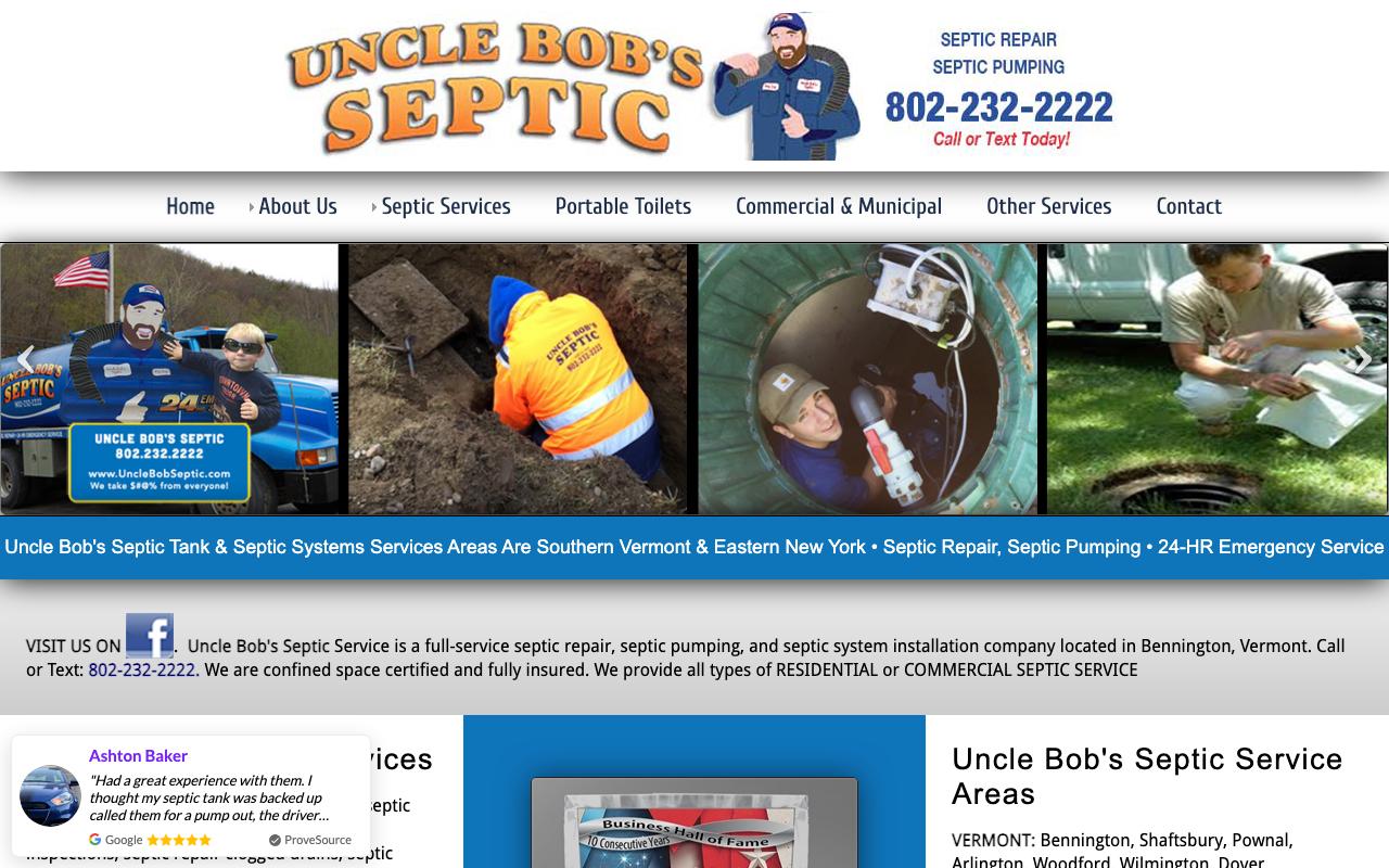 unclebobseptic.com — original site