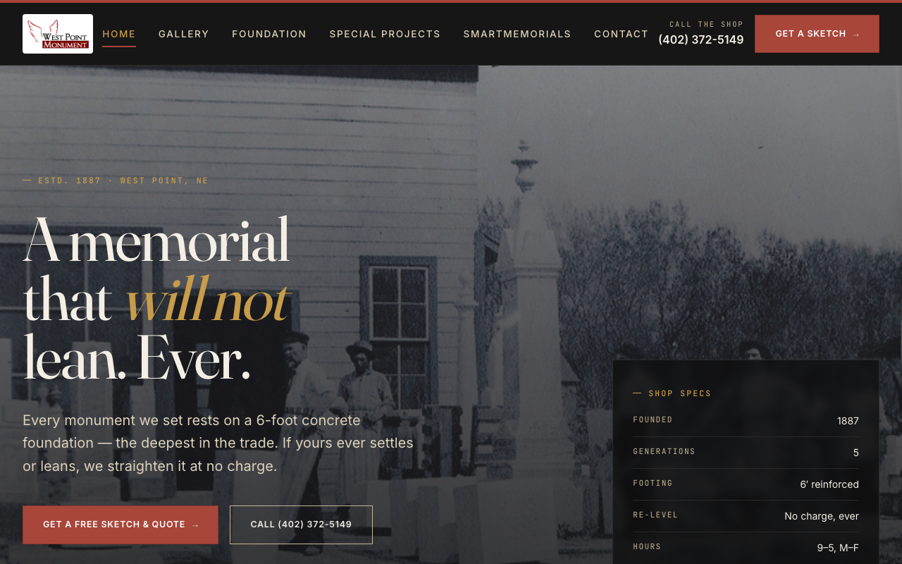wpmonument.com (wpmonument.com) — website redesigned by WebFactory